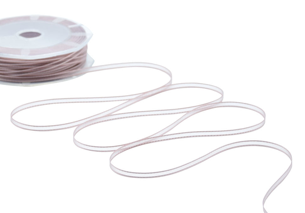 velo bordi raso 3 mm cipria scuro