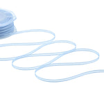 velo bordi raso 3 mm azzurro