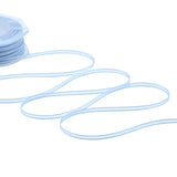 velo bordi raso 3 mm azzurro