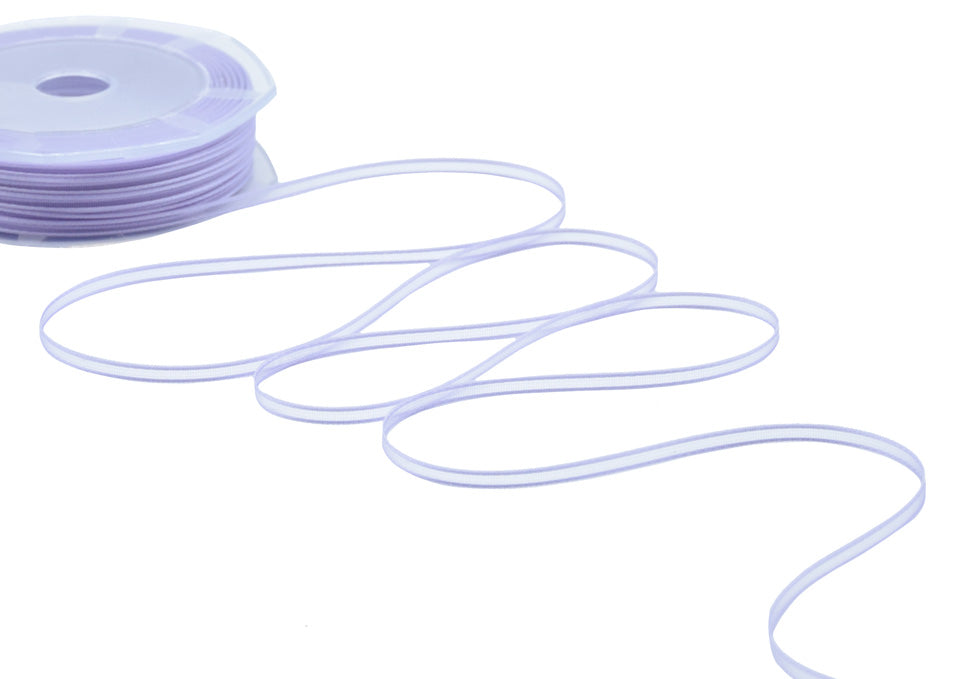 velo bordi raso 3 mm lilla