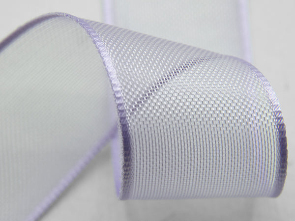 3 mm Lilas Satin Borders Voile
