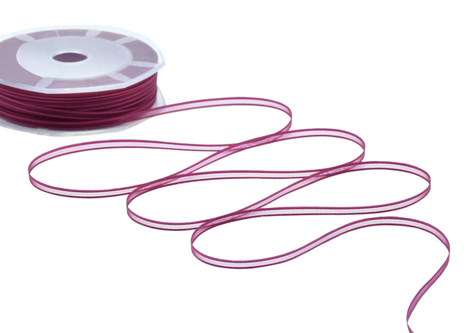 velo bordi raso 3 mm ciclamino