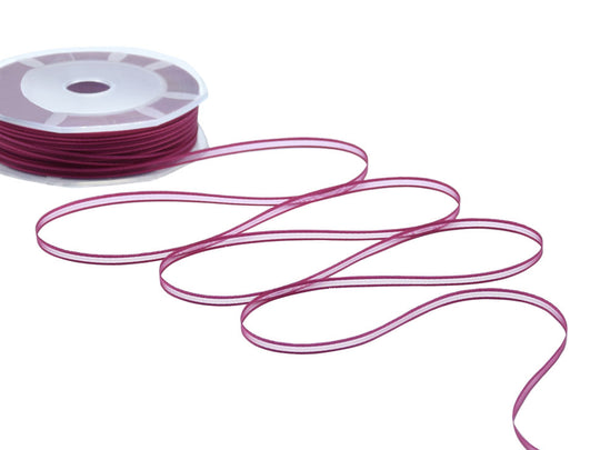 velo bordi raso 3 mm ciclamino