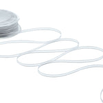 velo bordi raso 3 mm grigio perla