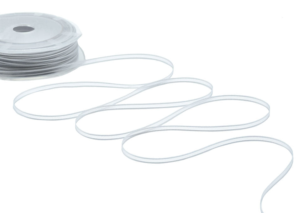 velo bordi raso 3 mm grigio perla