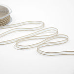 velo bordi raso tirante centrale 6 mm beige