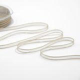 velo bordi raso tirante centrale 6 mm beige