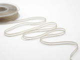 velo bordi raso tirante centrale 6 mm beige