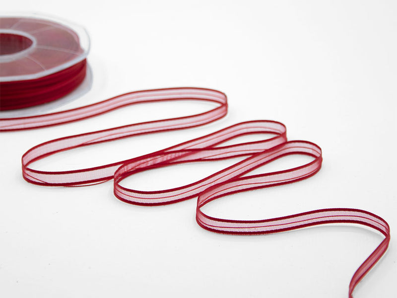 6 mm red rod satin boards veil