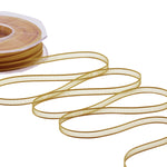 velo bordi raso 6 mm senape
