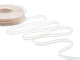 velo bordi raso 6 mm albicocca chiaro