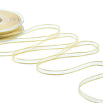 velo bordi raso 6 mm giallo oro