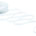 velo bordi raso 6 mm bianco naturale