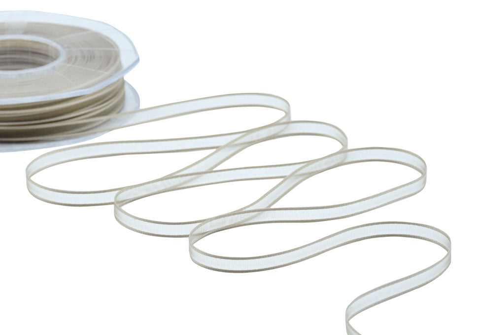 velo bordi raso 6 mm beige
