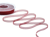 velo bordi raso 6 mm rosso
