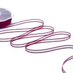 velo bordi raso 6 mm bordeaux scuro