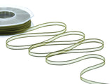velo bordi raso 6 mm verde muschio