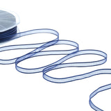velo bordi raso 6 mm blu scuro