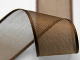 6 mm brown satin boards veil