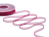 6 mm fuchsia peony razor borders veil