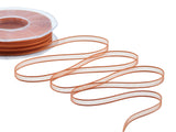 Velo Bordi Raso 6 mm Arancio Pesca