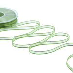 velo bordi raso 6 mm verde mela