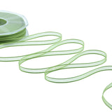 velo bordi raso 6 mm verde mela