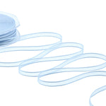 velo bordi raso 6 mm azzurro baby