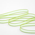 velo bordi raso 10 mm verde pistacchio