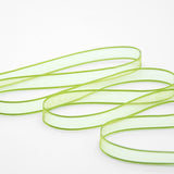 velo bordi raso 10 mm verde pistacchio