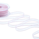 velo bordi raso 10 mm rosa baby