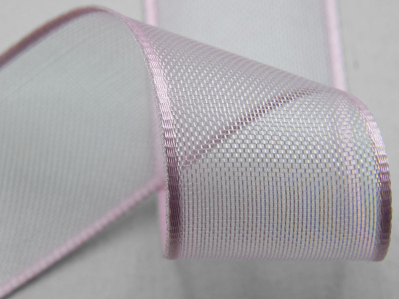 Velo Bordi Raso 10 mm Rosa Baby