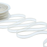 velo bordi raso 10 mm avorio