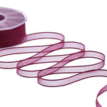 velo bordi raso 10 mm bordeaux scuro