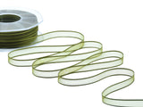 velo bordi raso 10 mm verde muschio