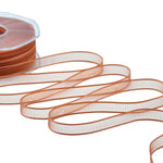 velo bordi raso 10 mm arancio pesca