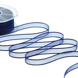 velo bordi raso 10 mm blu scuro