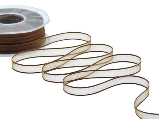 velo bordi raso 10 mm marrone