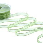 velo bordi raso 10 mm verde mela