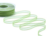 velo bordi raso 10 mm verde mela