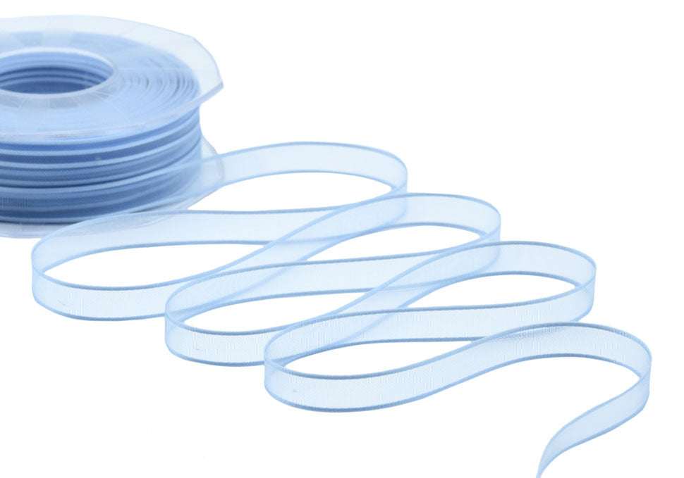 velo bordi raso 10 mm azzurro baby