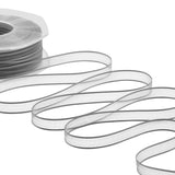 velo bordi raso 10 mm grigio perla