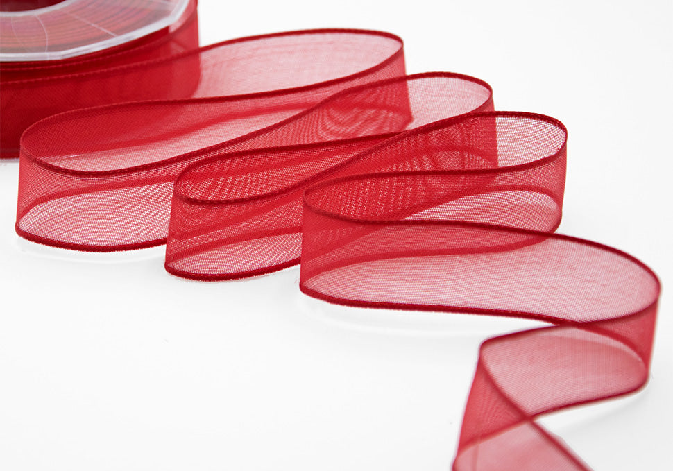 velo bordi rame 15 mm rosso
