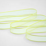 velo bordi raso 15 mm verde acido