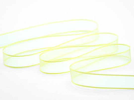 velo bordi raso 15 mm giallo chiaro