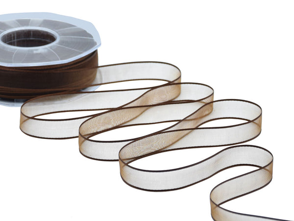velo bordi raso 15 mm marrone