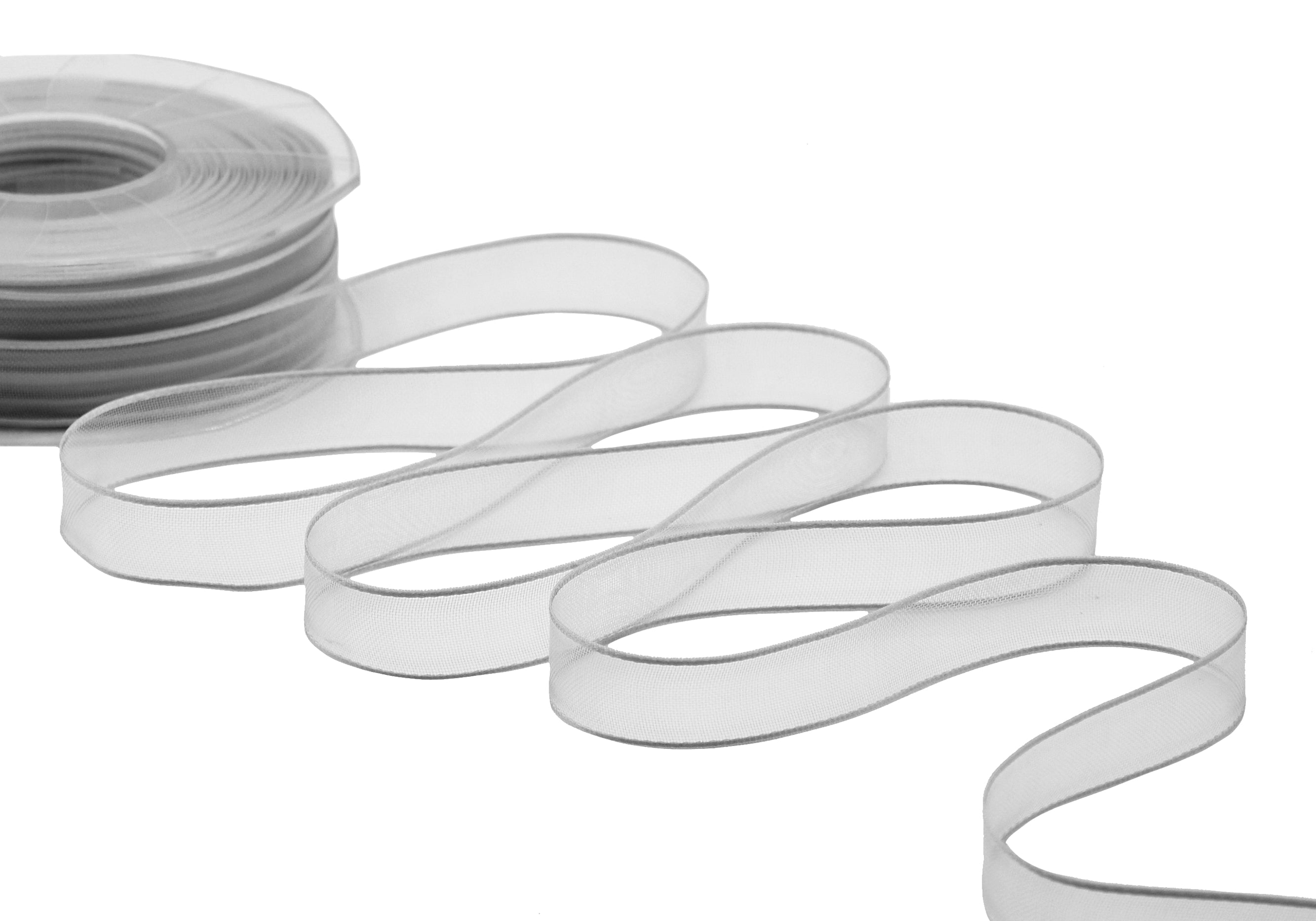 velo bordi raso 15 mm grigio perla