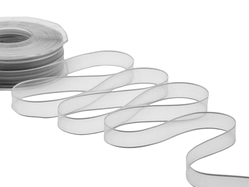 velo bordi raso 15 mm grigio perla