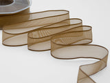 25 mm brown copper borders veil