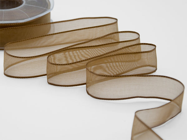 25 mm brown copper borders veil
